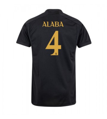 Real Madrid David Alaba #4 Koszulka Trzecich 2023-24 Krótki Rękaw